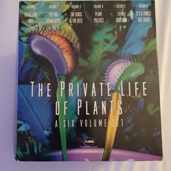 David Attenborough The Private Life of Plants 6 VHS Set Turner Home BBC Nature - Picture 1 of 2
